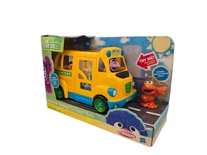 Autobús escolar Fisher Price Little People Sesame Street nuevo Inc The Count & Elmo  - Imagen 1 de 6
