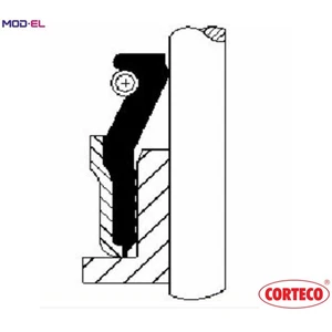 100x SEAL RING VALVE STEM 49339781 - Picture 1 of 9