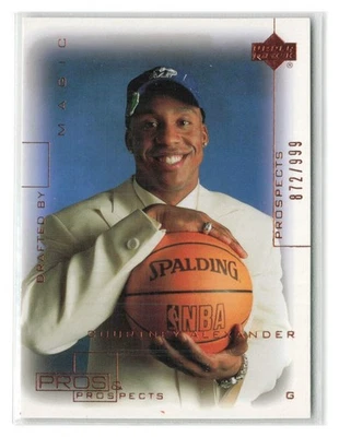 Courtney Alexander 2000-01 Upper Deck Pros & Prospects RC SN#/999 #103 Foto 1 de 2