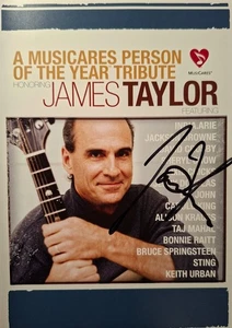 JAMES TAYLOR DVD Signed Autographed in person; A Musicares Person Of The Year... - Bild 1 von 2