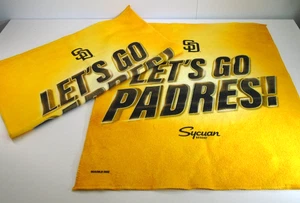 San Diego Padres Baseball Rally Towel Lot NLCS Lets Go Padre Golf Towel 18" SGA - Picture 1 of 6