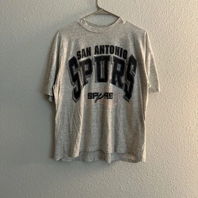 Camiseta De Colección Años 90 San Antonio Spurs Artex Grande Gris Puntada Única Rara  Foto 1 de 4