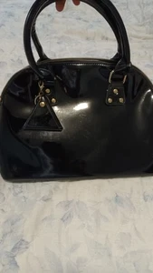 Women's Patent Leather Bag With Small Pouch π Charm - Picture 1 of 8