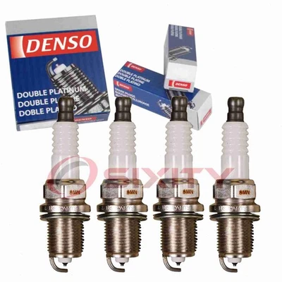 Velas de ignição Denso Platinum longa vida útil 4 peças para 2002 Mercedes-Benz C230 2.3L ou - Imagem 1 de 4