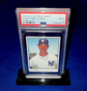 Tarjeta de novato Don Mattingly RC 1984 PSA 9 como nueva solo 27 PSA 10 superior rara juego A/S - Imagen 1 de 3