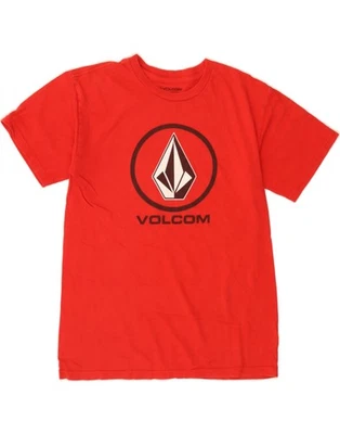 VOLCOM Womens Graphic T-Shirt Top UK 10 Small Red Cotton CK32 - Image 1 of 4
