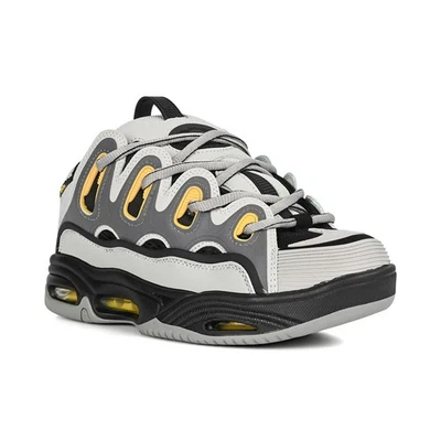 Zapatillas De Patín Osiris D3 2001 - Gris/Negro/Amarillo - Imagen 1 de 4