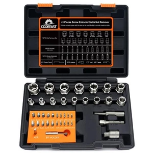 41Pcs Bolt Extractor Kit and Small Screw Extractor Set, Ez Out Bolt Extractor... - Picture 1 of 9