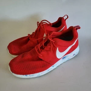 Nike Roshe Run Marble Challenge Red Running  669985-600 Men's Shoes Size 10 WORN - Picture 1 of 11