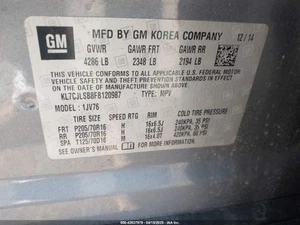 2015 Chevrolet Trax Blower Motor FWD 1.40L OEM 126K Miles - Used Part - Picture 1 of 12