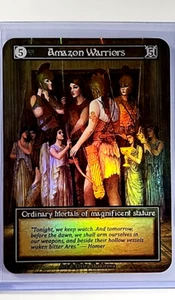 2023 Sorcery Contested Realm Beta Ordinary Foil Amazon Warriors - Picture 1 of 3