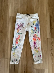 Polo Ralph Lauren Astor Slim Boyfriend Paint Splash Mädchen Größe 7 - Bild 1 von 11