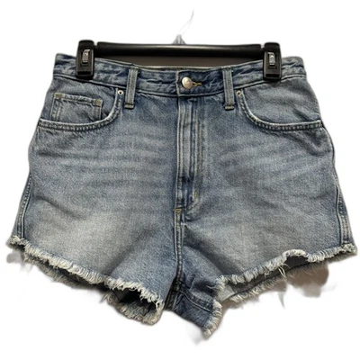 Pantalones cortos de mezclilla Lee para mujer talla 29 tiro alto corte algodón lavado medio jean de mezclilla Foto 1 de 4