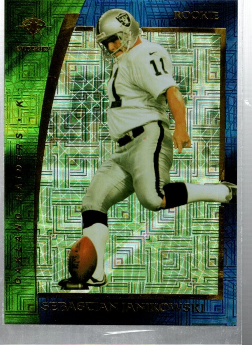 B0231- 2000 Collector's Edge Odyssey #143 Sebastian Janikowski RC /999 ( ROOKIE) - Image 1 of 2