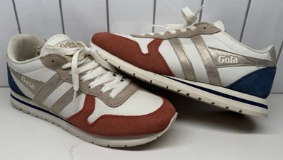 Tenis Gola Daytona Quadrant para mujer en oro blanco roto talla US 10 limpias Foto 1 de 4