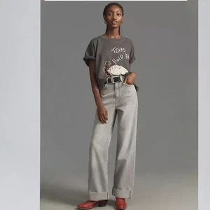ANTHROPOLOGIE PILCRO The Austyn High Rise Wide Leg Cuffed Jeans 26 - Bild 1 von 7