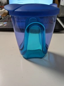 Tupperware Eleganzia Kännchen 350ml Blau Servierkanne Milch Zucker Sahne - Bild 1 von 3