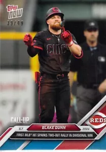 2024 Topps Now 271 Blake Dunn 1ª Carrera MLB HR (CU) 39/49 - ¡Envío Gratis! - Imagen 1 de 2