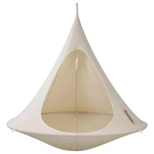 Cacoon Double Natural White Hanging Chair - Picture 1 of 5