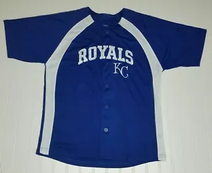 Kansas City Royals Baseball Jersey Team Athletics Youth XL 16/18 - Picture 1 of 5