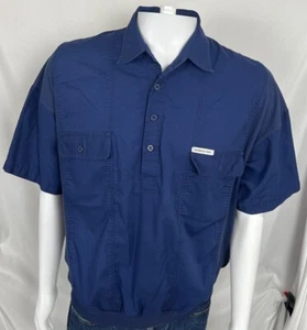 Vintage Members Only Windbreaker Jacket Mens XL Blue Pullover Excellent Shape - Picture 1 of 6