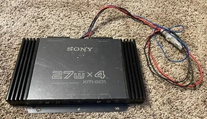 Amplificatore di potenza stereo vintage Sony XM-601 27w x amplificatore 4 canali, non testato - Foto 1 di 5
