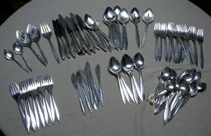 98 PC Nobility Oneida Community Plate LADY EMPIRE Flatware Set Mid Century 1963 - Picture 1 of 10