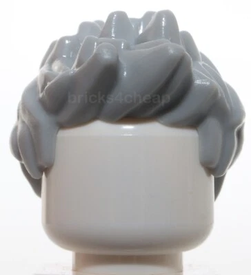 Lego Light Bluish Gray Minifig Hair Spiked - Image 1 of 3