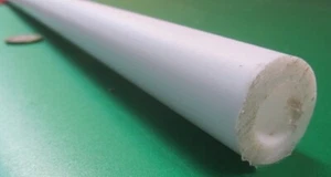 PTFE Teflon Straight Tube 1.0" OD  x 1/2" ID x 1/4" Wall x 3 Ft Length - Picture 1 of 11