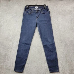 Judy Blue Jeans Damen 9/29 (passt 28 x 28) blau Skinny Crop Style 8376 Schnitt 278 - Bild 1 von 11