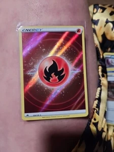 Fire Energy Holo - 153/159 - SWSH Crown Zenith - Texture Card - Picture 1 of 2