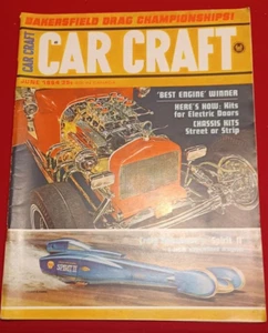 Car Craft June 1964 1st Ad for 64 Mustang Craig Breedlove and more - Picture 1 of 7