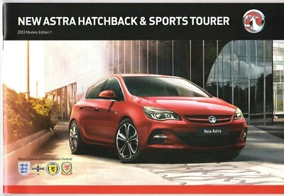 Vauxhall Astra Hatchback & Sports Tourer 2012-13 UK Market Sales Brochure - Image 1 of 2
