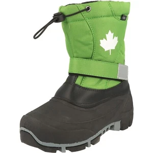 Indigo Canadians Kinder Schuhe Schneestiefel TEX Winterboots gefüttert grün NEU - Bild 1 von 5