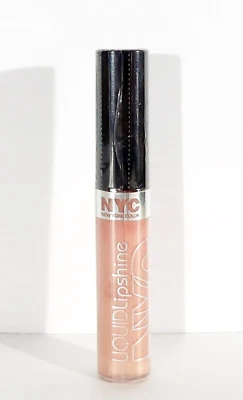 NYC Liquid Lip Shine Lip Gloss 575 BRIGHTON BEACH PEACH Discontinued SEALED - Image 1 of 2