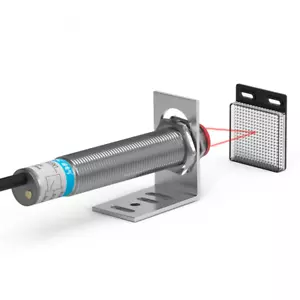 Lasersensor photoelektrischer Schalter Infrarot sichtbares Licht M12 10-30V NPN PNP - Bild 1 von 12