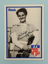 1995/96 Fritsch AAGPBL Mary " Wimp " Baumgartner Signed Auto #2 Card