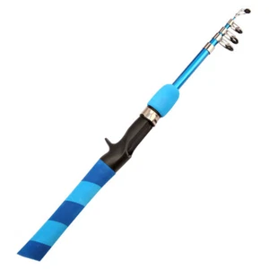 Telescopic Travel Fishing Pole Casting Fishing Rod Baitcasting Rods for Angler - Picture 1 of 13