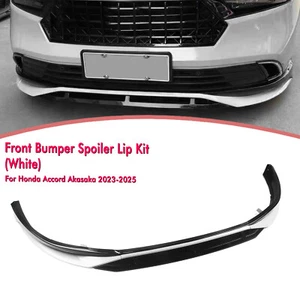 White Front Bumper Lower Spoiler Lip Splitter For Honda Accord 11th 2023-2025 24 - Picture 1 of 24