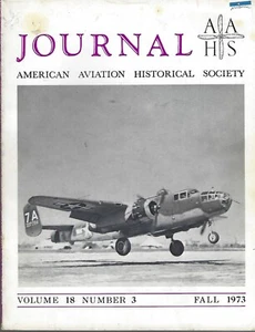 AAHS Vol 18 # 3 (Fall 1973) American Aviation Historical Society Journal - Imagen 1 de 1