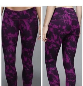 lululemon purple tie dye leggings