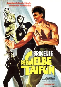 Bruce Lee - Der Gelbe Taifun ORIGINAL A1 Kinoplakat Van Williams MARTIAL ARTS - Picture 1 of 1