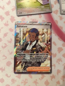 Salvatore 202/162 FULL ART - SV Temporal Forces Pokemon English NM - Picture 1 of 2