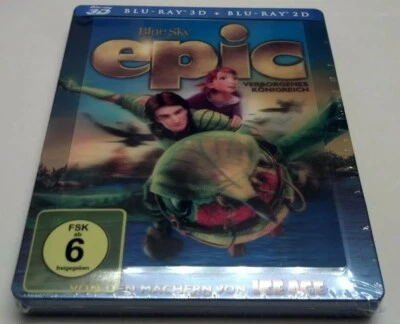 Epic 3D Lenticular Magnet STEELBOOK (Blu-ray, Germany Import) SEALED RARE - Image 1 of 4