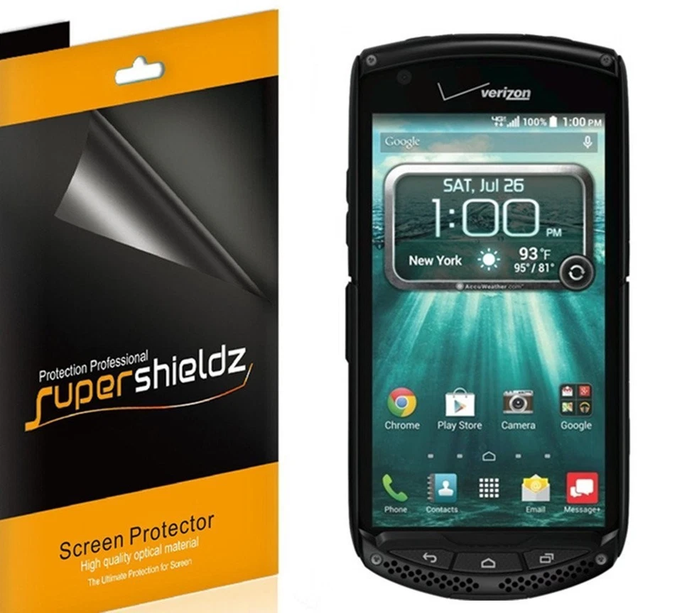 6X Supershieldz Clear Screen Protector Shield Saver for Kyocera Brigadier - Image 1 of 1