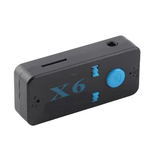 Car Wireless BT5.0 Receiver 3.5 Interface Support Play Memory Card Reader Equ FY - Afbeelding 1 van 10
