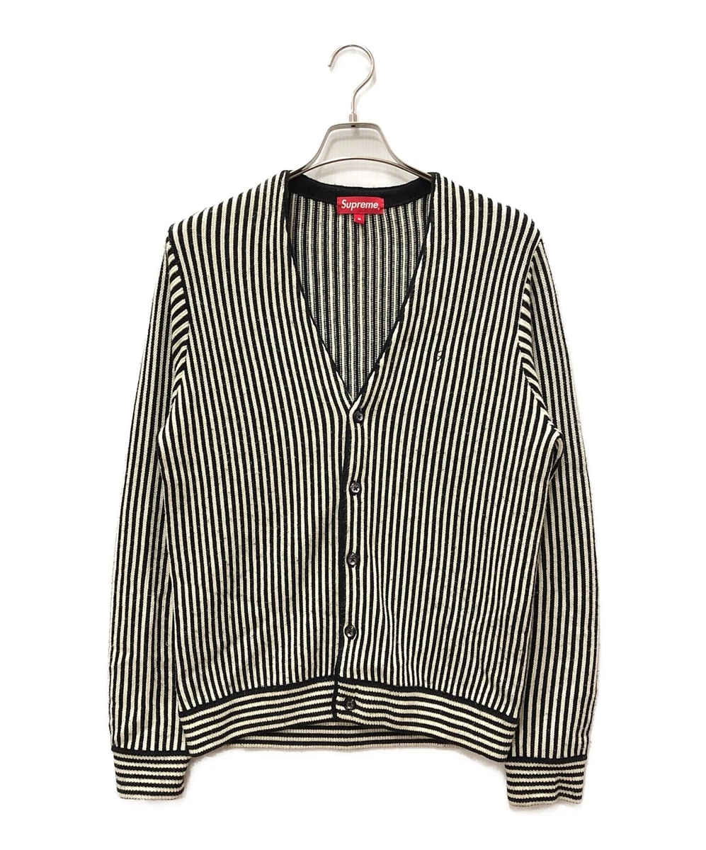 Supreme 19AW floral stripe cardigan 黒　M Supreme Floral Stripe Cardigan (FW19) - $188