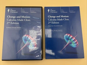 The Great Courses Change & Motion Calculus Made Clear 2nd Edition 4 DVDs & Book - Picture 1 of 7
