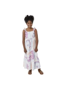 NEW 32 Degrees Cool Youth Girls Smocked Maxi Dress Size 5/6 To Size 14/16 - Picture 1 of 6