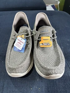 Man Skechers Slip-ins GO WALK Max-Halcyon Shoe 216285 Color Taupe Brand New - Picture 1 of 13